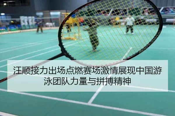汪顺接力出场点燃赛场激情展现中国游泳团队力量与拼搏精神